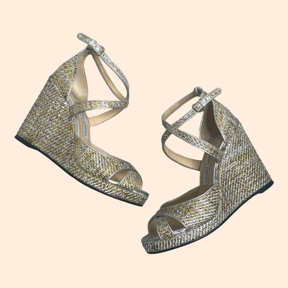 Jimmy Choo Alanah Wedge Sandals